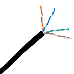 Cabo CFTV 4 Pares x 0,5 Preto Metro Proeletronic