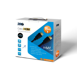 Cabo Hdmi 15 Metros CAHD-2000 2.0 Proeletronic