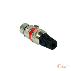 Plug Cannon Fêmea Vermelho