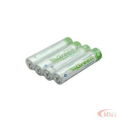 Pilha AAA R03P Pack 4 UN Green