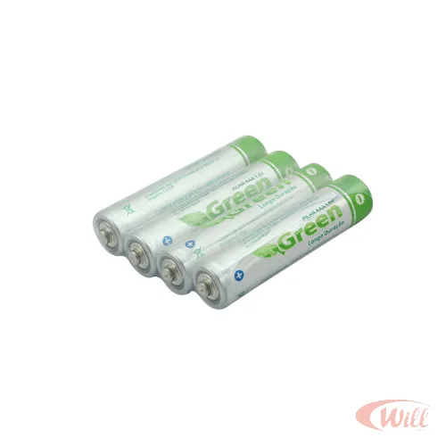 Pilha AAA R03P Pack 4 UN Green Pilha AAA R03P Pack 4 UN Green