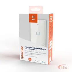 Interruptor Inteligente Touch 1 Tecla Geonav