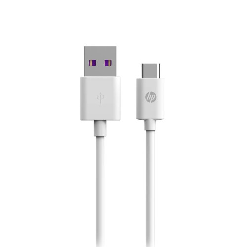 Cabo USB-C HP 480Mbps DHC-TC100 3A 2 Metros Branco HP Cabo USB-C HP 480Mbps DHC-TC100 3A 2 Metros Branco HP
