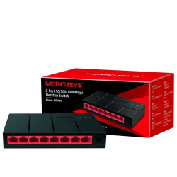 Switch de Mesa 8 Portas 10/100/1000mbps MS108G Mercusys