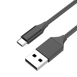 Cabo USB-C HP 480Mbps DHC-TC102 3A 2 Metros Preto HP
