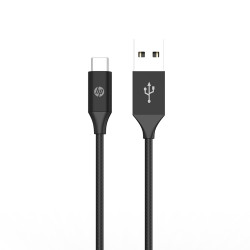 Cabo USB-C HP 480Mbps DHC-TC102 3A 2 Metros Preto HP