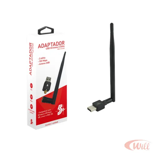 Adaptador Usb Wireless 2.4ghz Interface Usb 2.0 Adaptador Usb Wireless 2.4ghz Interface Usb 2.0