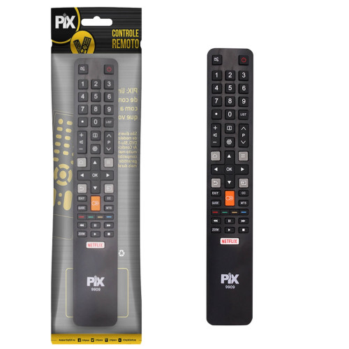 Controle Remoto TV Compátivel TCL RC802N Pix