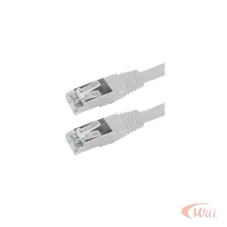 Cabo Patch Cord FTP Cat6 05 Metros Branco Pix