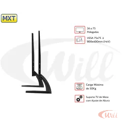 Suporte Tv de Mesa 36 a 75 Pol AR-B75M Mxt