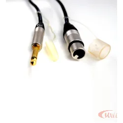 Cabo P10 Mono + Xlr Femea Pro Series 3 Metros