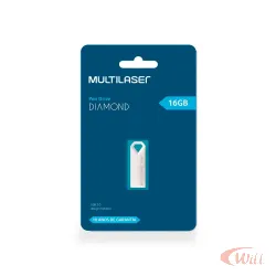 Pendrive Multilaser Diamond PD850 16GB