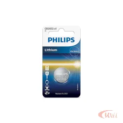 Bateria de Lítio CR2032 3V Philips