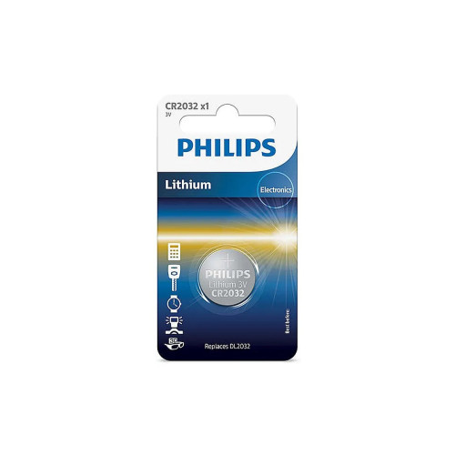 Bateria de Lítio CR2032 3V Philips Bateria de Lítio CR2032 3V Philips