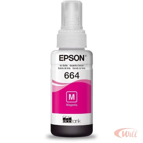 Refil Tinta Epson Vermelha T664320AL Refil Tinta Epson Vermelha T664320AL