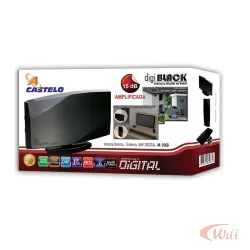 Antena Digiblack M1068 UHF Digital Castelo