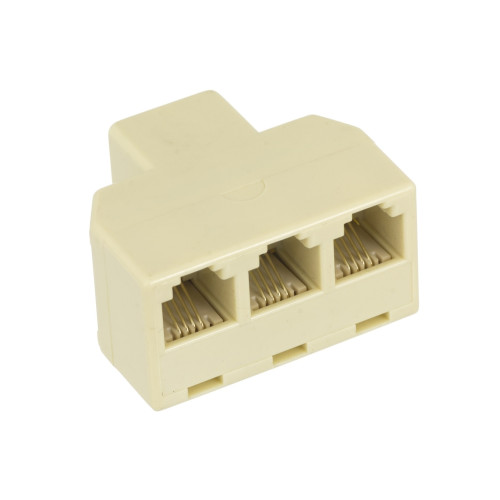 Divisor RJ11 3 Saidas Fêmea