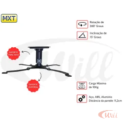 Suporte de Teto para Projetor AR-PMA101 Mxt