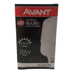 Lâmpada LED Bulbo HP 20w 6500k E27 MK1600 Avant KIT 05UN