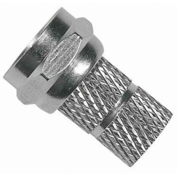 20 Conector F RG06 Rosca Conectech + 5 Emenda F Mxt