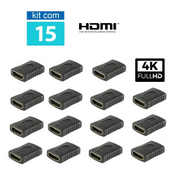 Emenda Para Cabos Hdmi Proeletronic KIT 15UN