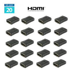 Emenda Para Cabos Hdmi Proeletronic KIT 20UN
