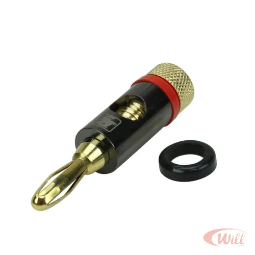 Plug Banana Black Series Macho Gold Chipsce Plug Banana Black Series Macho Gold Chipsce