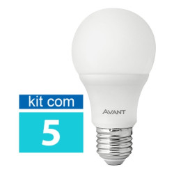 Lâmpada LED Pera 12W 6500k E27 YS1055 Avant KIT 05UN