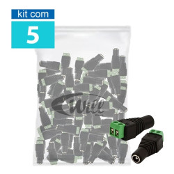 Adaptador Borne x Plug P4 Femea Kit 05UN