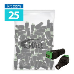 Adaptador Borne x Plug P4 Femea Kit 25UN