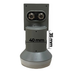 Kit 2 Engate Rápido Coaxial + 1 LNBF Duplo