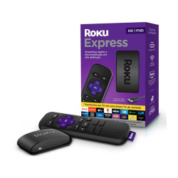 Roku Express + Conversor Hdmi para Rca +Cabo 3 RCA 2 Metros Coaxial