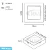 Painel LED Sobrepor 24w 6500k Cristallux Painel LED Sobrepor 24w 6500k Cristallux