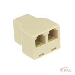 Divisor RJ11 2 Saidas Fêmea