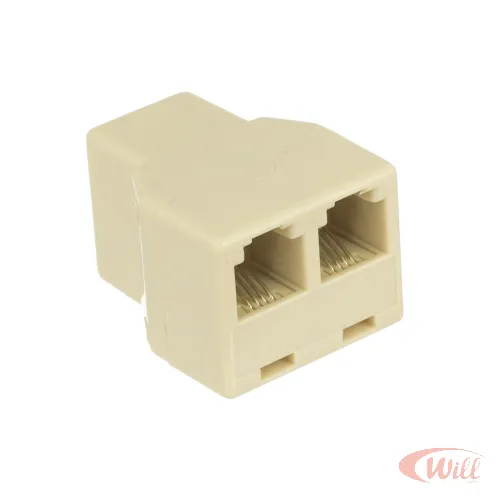 Divisor RJ11 2 Saidas Fêmea