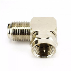 Adaptador F 90 Graus Macho F 75 Ohms Mxt KIT 08UN