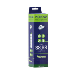 Pilha AAA R03P 60 Pilhas Green