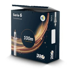 Cabo Coaxial RG06 60% 100 Metros Proeletronic