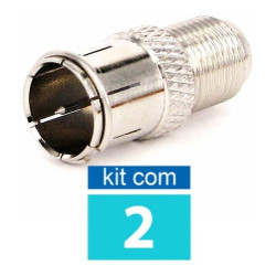 Adaptador Coaxial Engate Rapido 02UN