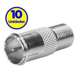 Adaptador Coaxial Engate Rapido 10UN