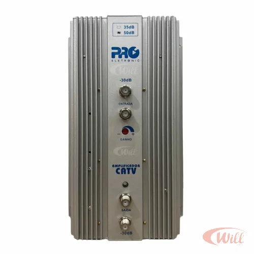 Amplificador Antena Digital 50db PQAP-7500g2 Proeletronic Amplificador Antena Digital 50db PQAP-7500g2 Proeletronic