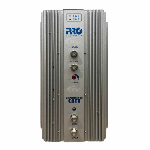 Amplificador Antena Digital 50db PQAP-7500g2 Proeletronic Amplificador Antena Digital 50db PQAP-7500g2 Proeletronic
