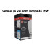 Sensor de Presença Com Soquete - PQSSS-0360 + Lâmpada LED Pera 15w 6500k E27 - YS1350-ML