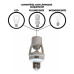 Sensor de Presença Com Soquete - PQSSS-0360 + Lâmpada LED Pera 15w 6500k E27 - YS1350-ML
