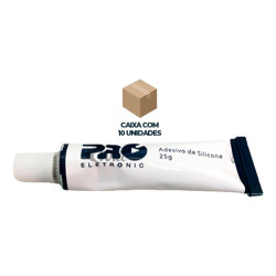 Bisnaga De Silicone 25ml kit 10 UN