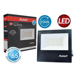 Refletor LED 50w Slim 6500k 3750 Avant Kit 2UN