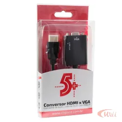 Conversor Hdmi para Vga 5+