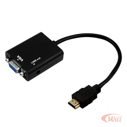 Conversor Hdmi para Vga 5+ Conversor Hdmi para Vga 5+