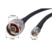 Cabo de Descida Pig Tail RG58 N Macho Sma Reverso 10 Metros