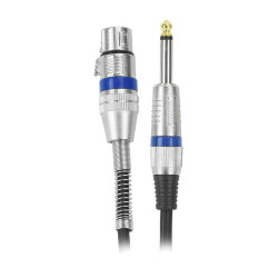 Cabo P10 Mono + Cannon Femea 5 Metros Performance Sound